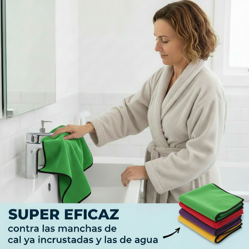 Trío de paños de microfibra