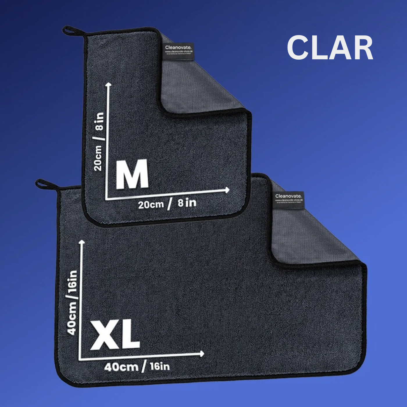 Trío de paños de microfibra