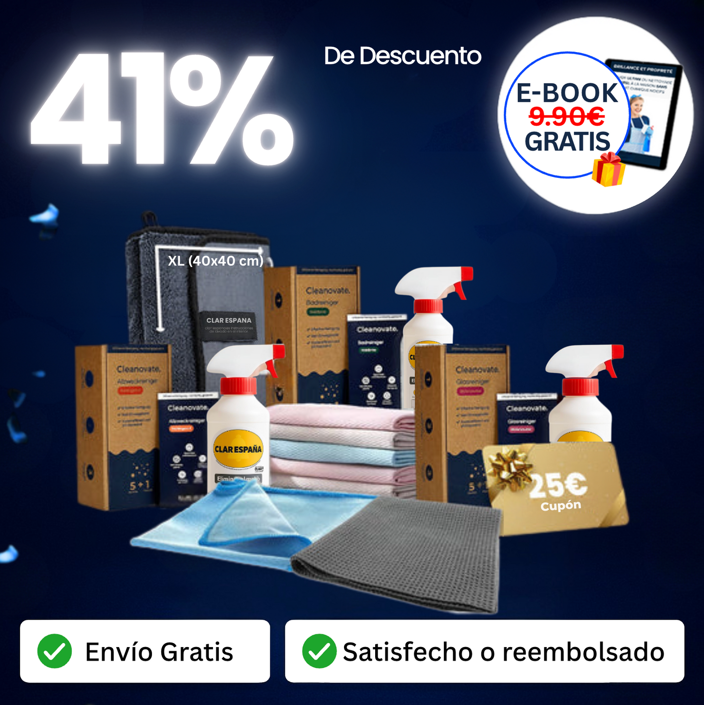 Set de limpieza completo