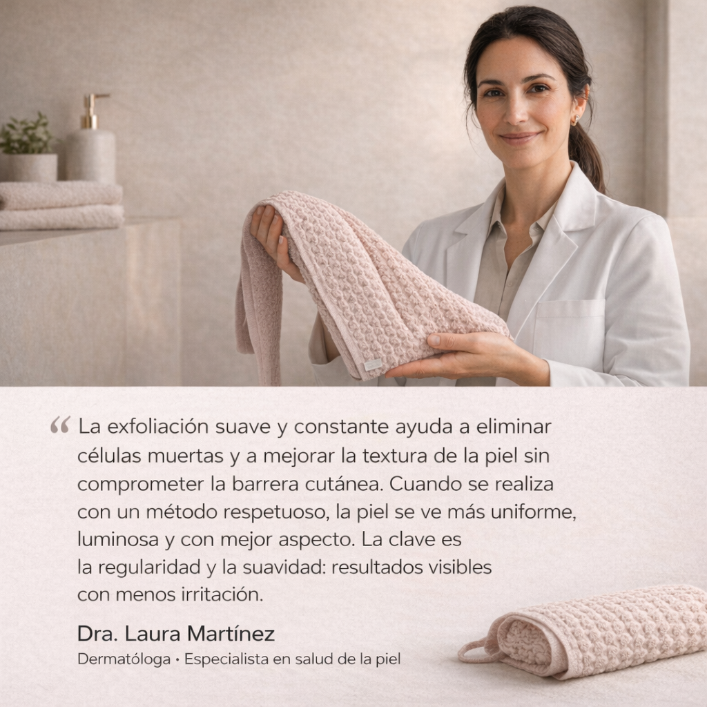 Toalla de ducha exfoliante CLAR