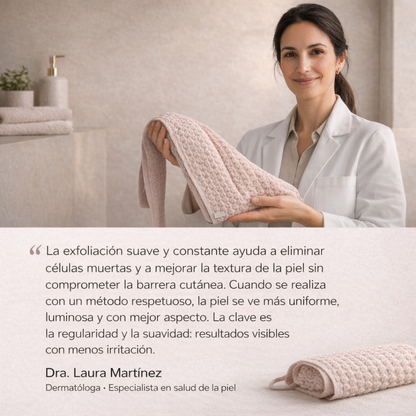 Toalla de ducha exfoliante CLAR