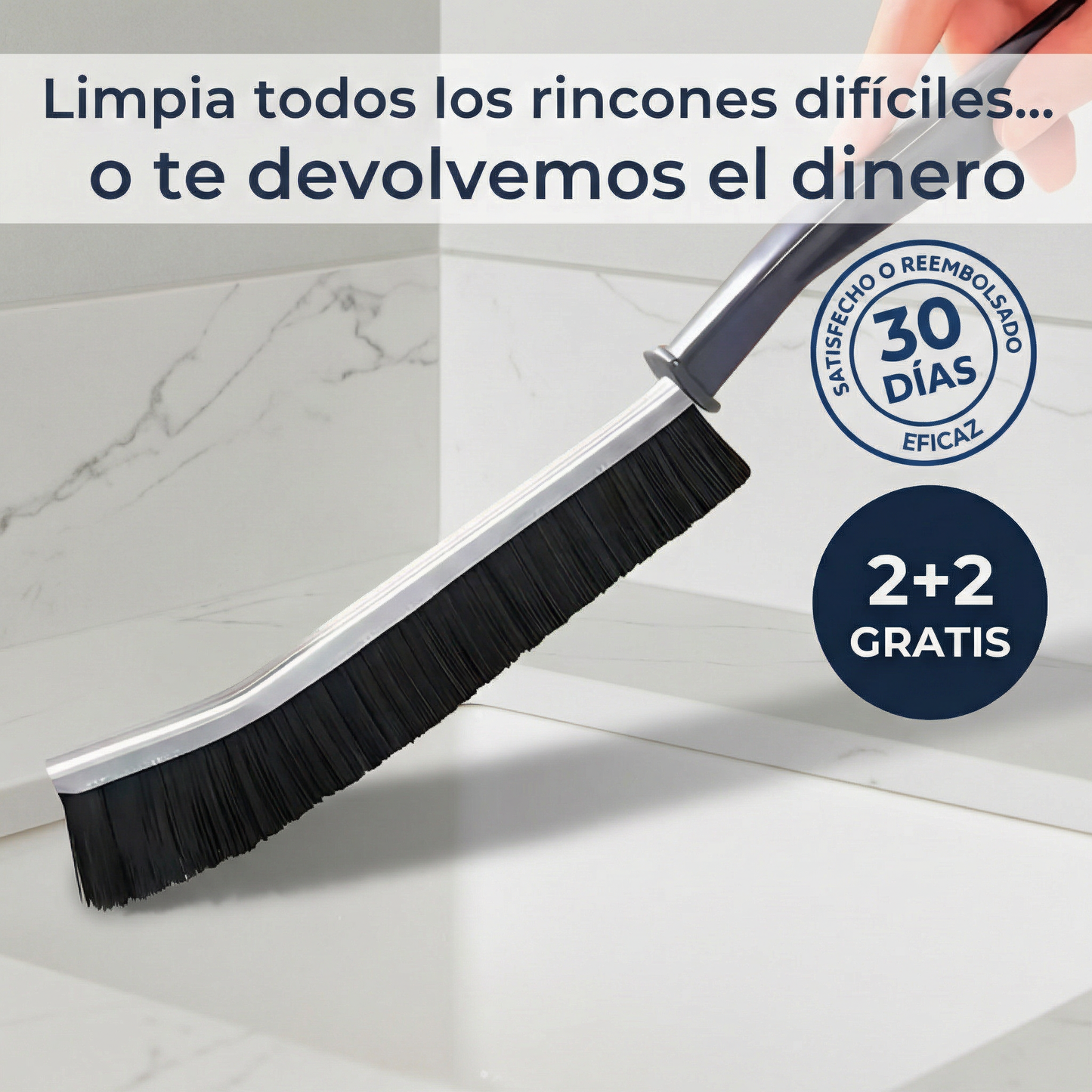 CepilloPro - Cepillo de limpieza para rincones difíciles