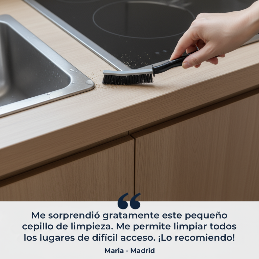 CepilloPro - Cepillo de limpieza para rincones difíciles